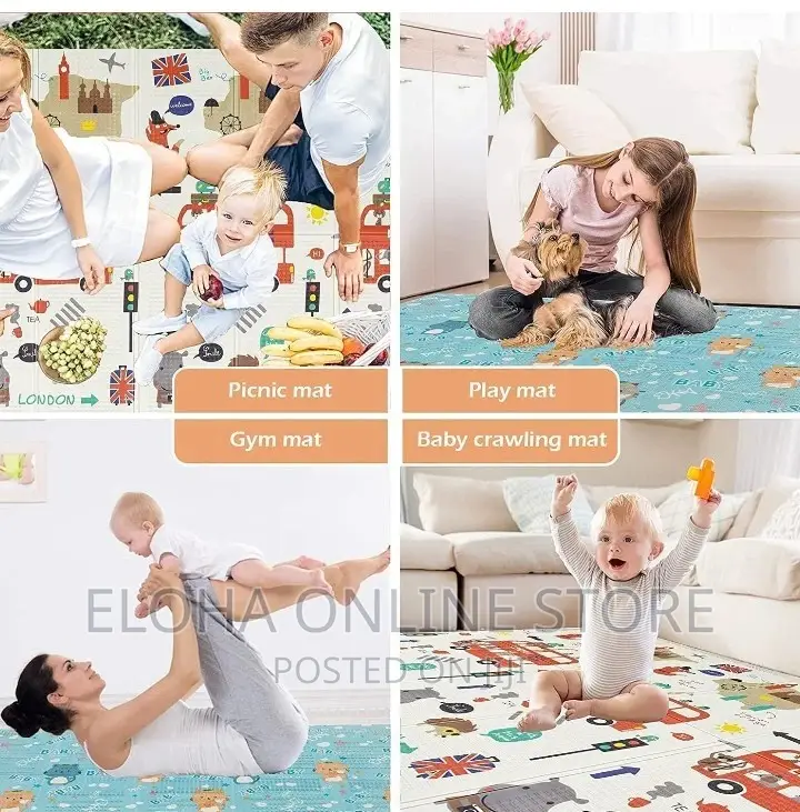 Double Sided Waterproof Baby Play Mat