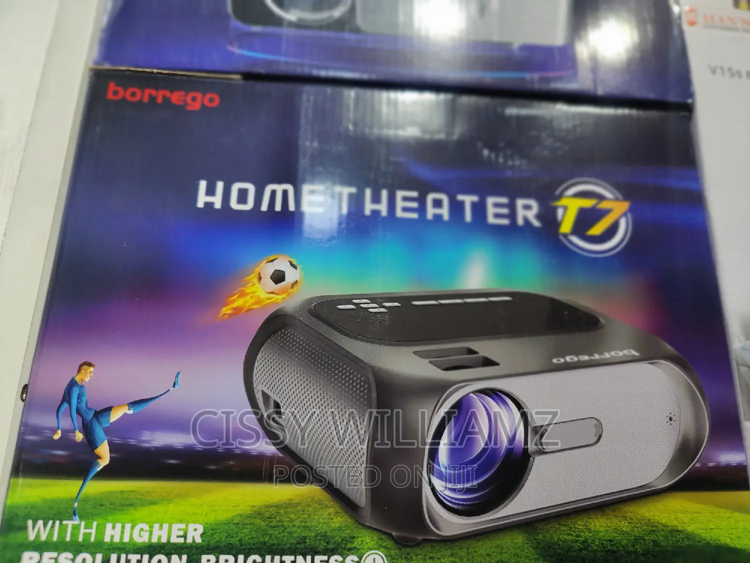Borrego HD Smart Projector/Led Smart Wifi Projector T7