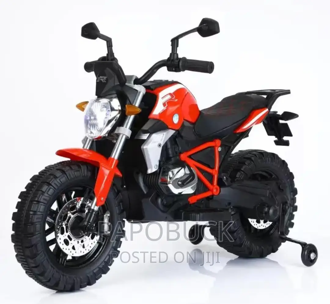 Electric Ride-on Bike With Support Wheels