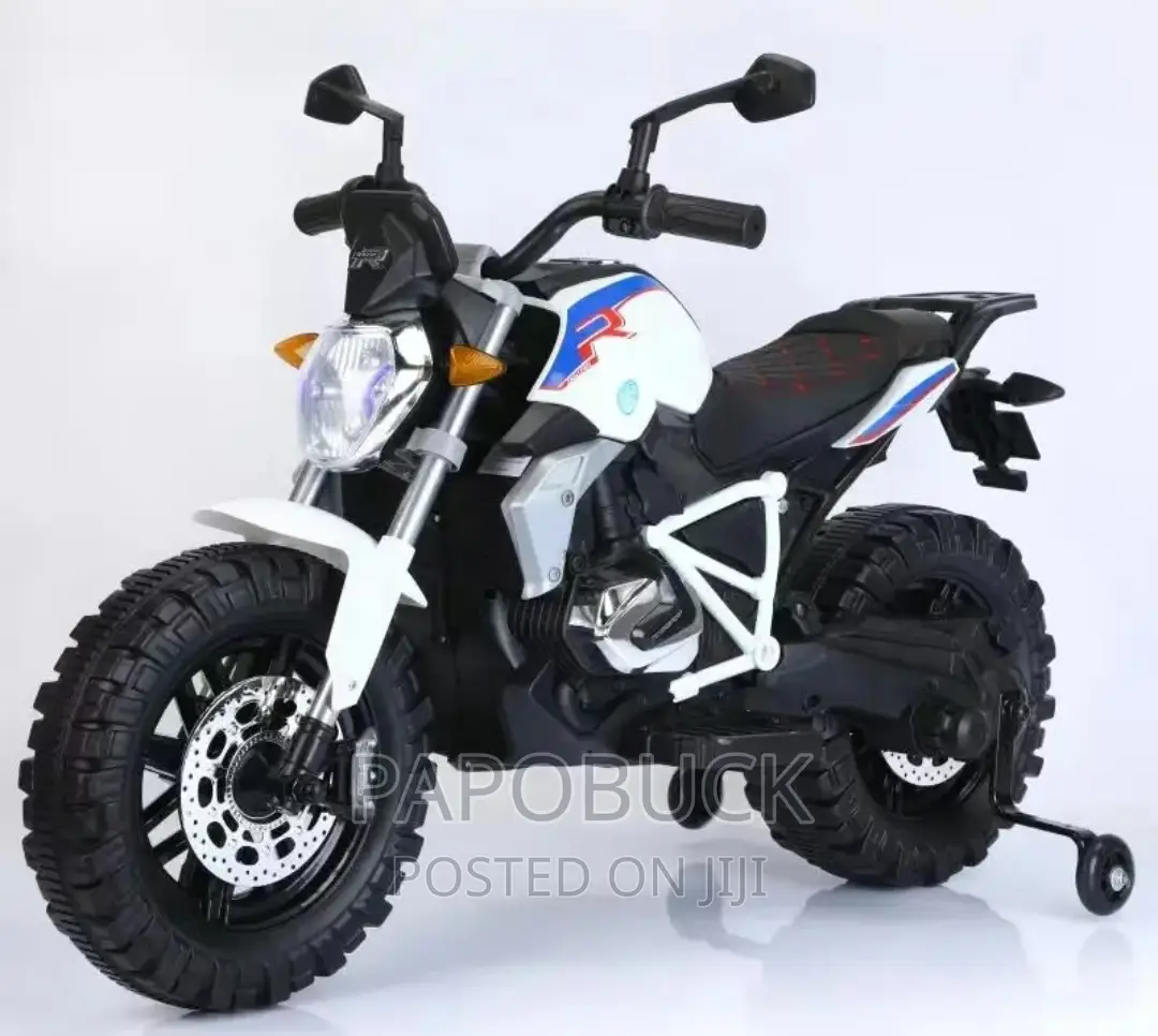 Electric Ride-on Bike With Support Wheels