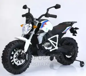 Electric Ride-on Bike With Support Wheels