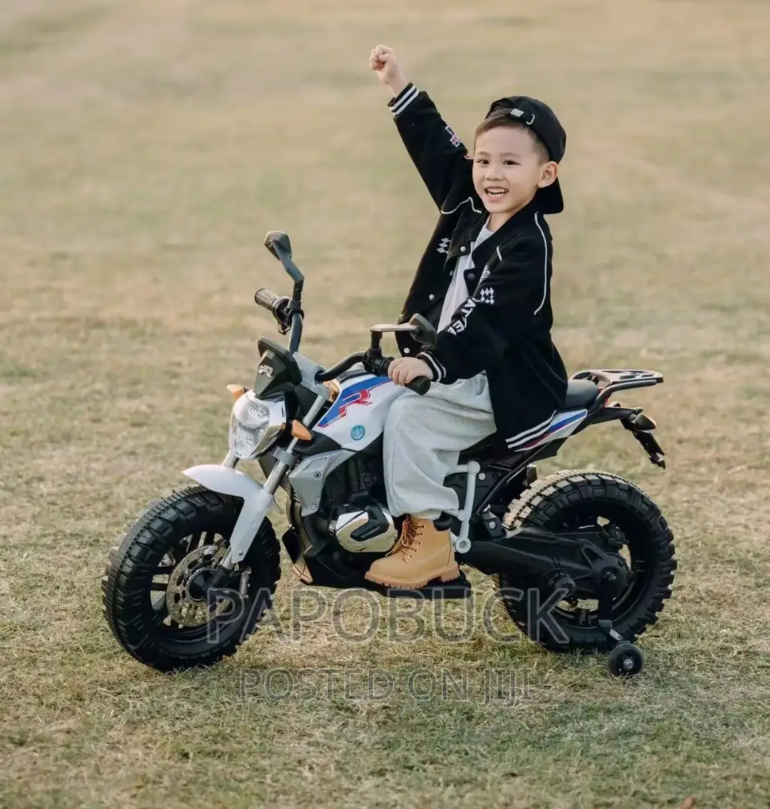 Electric Ride-on Bike With Support Wheels
