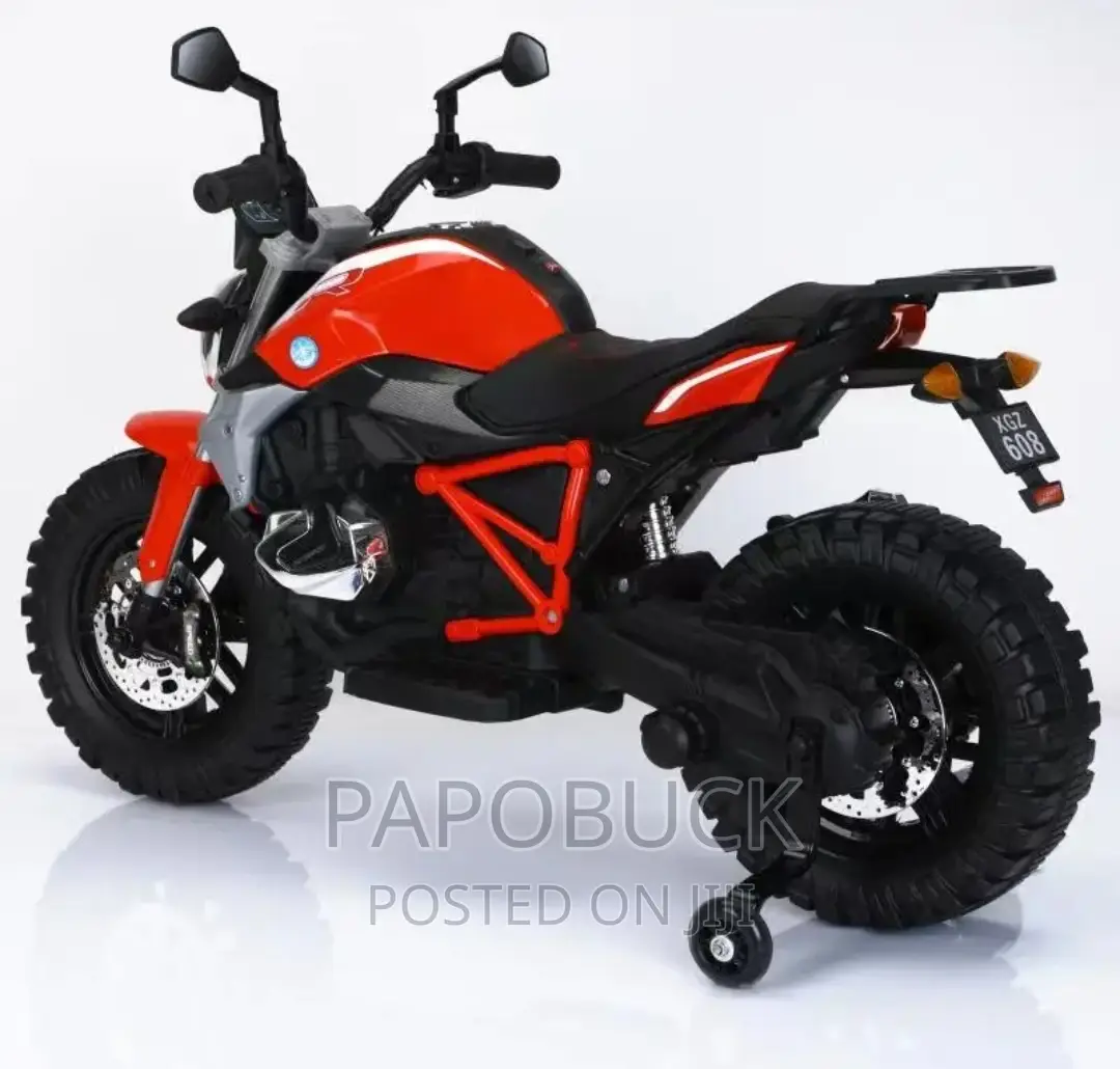 Electric Ride-on Bike With Support Wheels