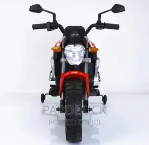 Electric Ride-on Bike With Support Wheels