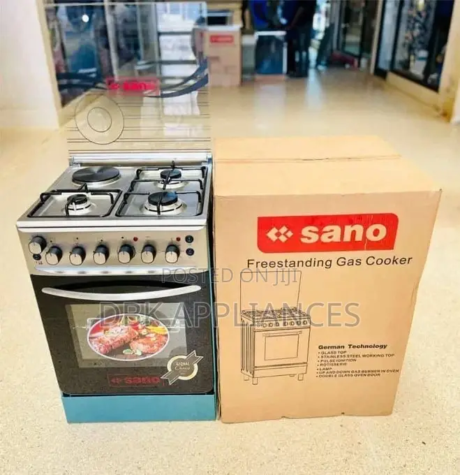 Sano 3gas 1electric Cookers (55*55)Cm Rotisserie Timer
