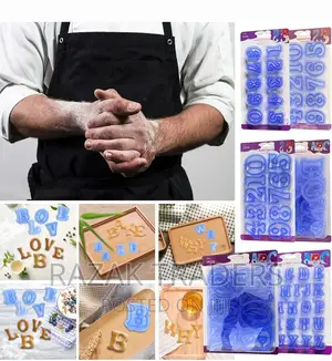 Alphanumeric Cutting Mold Sugar Chocolate Printing Mold