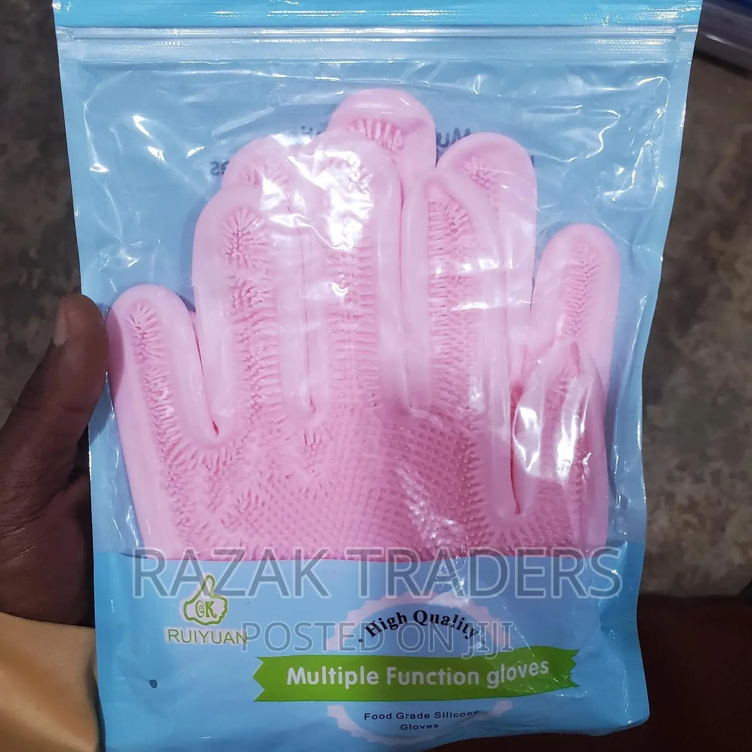 Silicone Gloves, Reusable Brush Heat Resistant Gloves