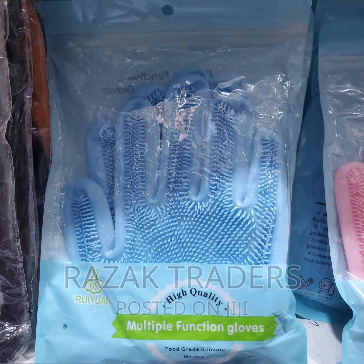 Silicone Gloves, Reusable Brush Heat Resistant Gloves