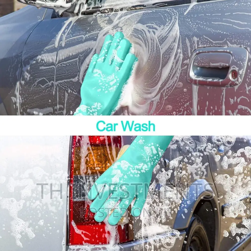 Silicon Dish Washing Gloves.