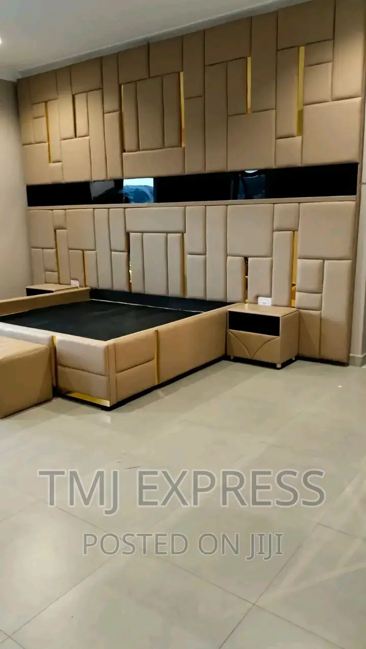 Unique Elegant Beds 6x6 With One Wall Covered