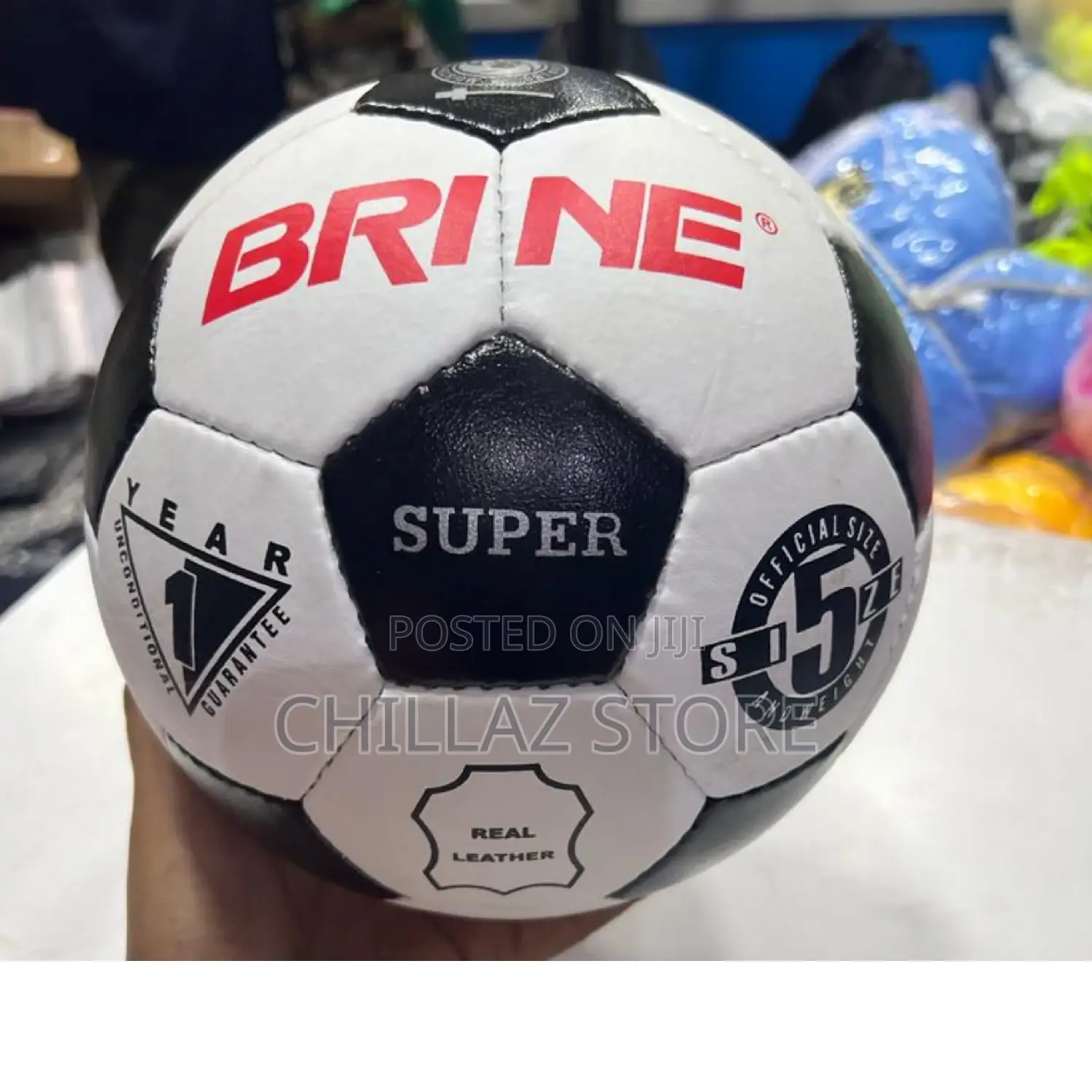 Brine Soccer Ball Size 5.