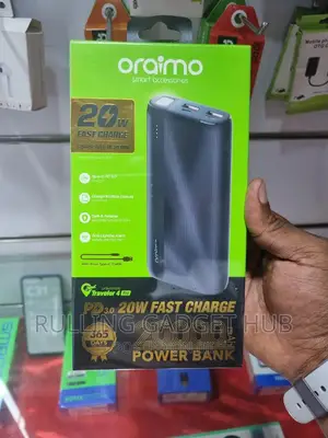 Oraimo Power Bank 20,000mah - Black.