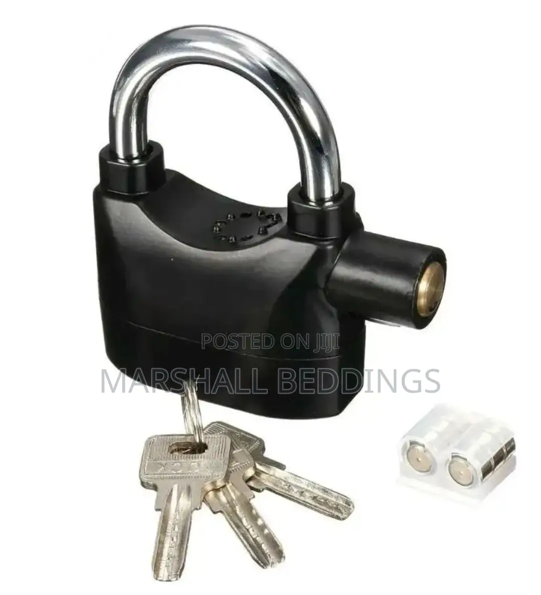 Alarm Padlock With Spare Batteries