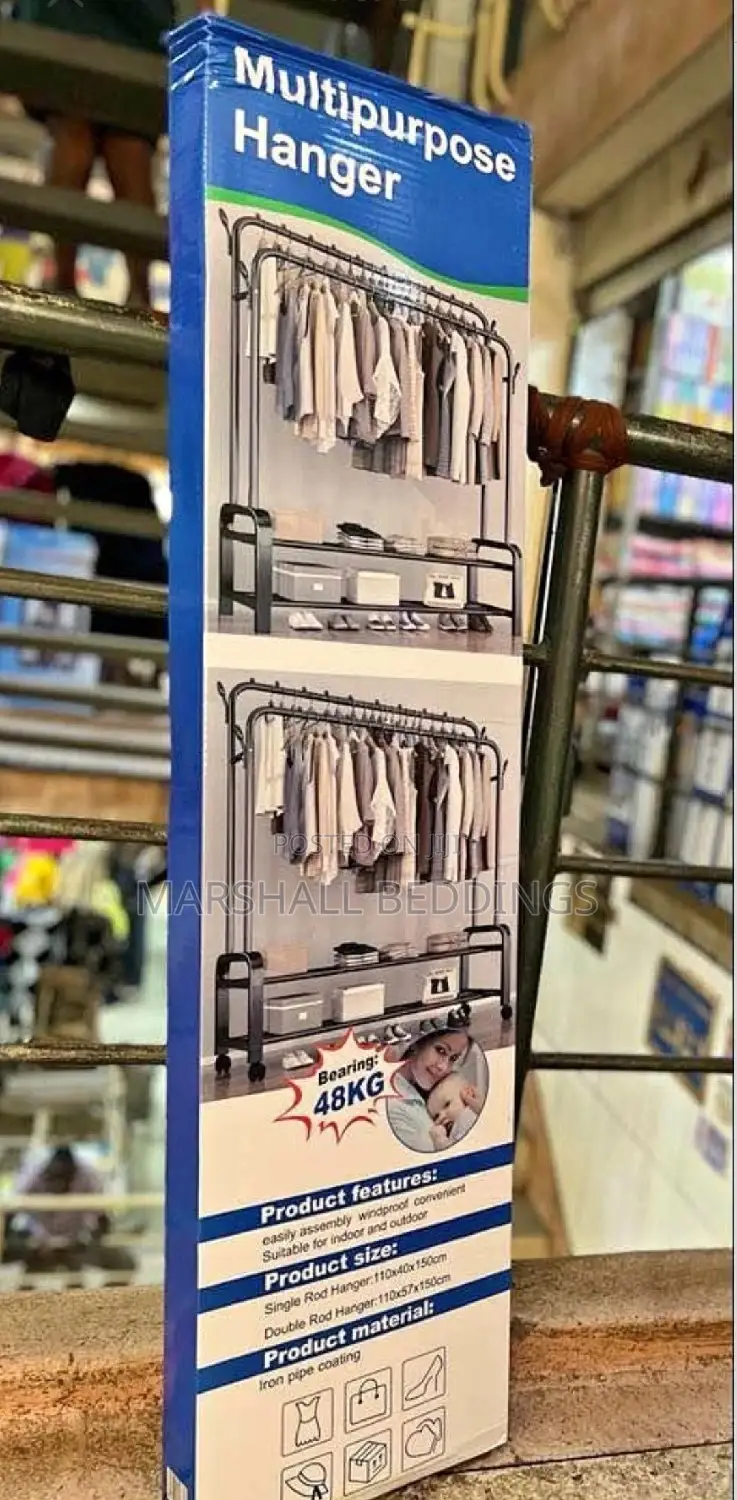 Multi Purpose Hanger -Back or White