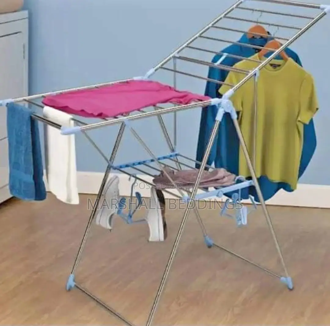 Metallic Strong Cloth Racks