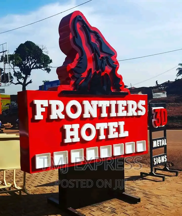 We Make 3D METALLIC Signages