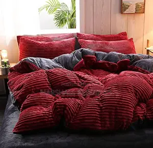 Woolen Volvet Bedcover