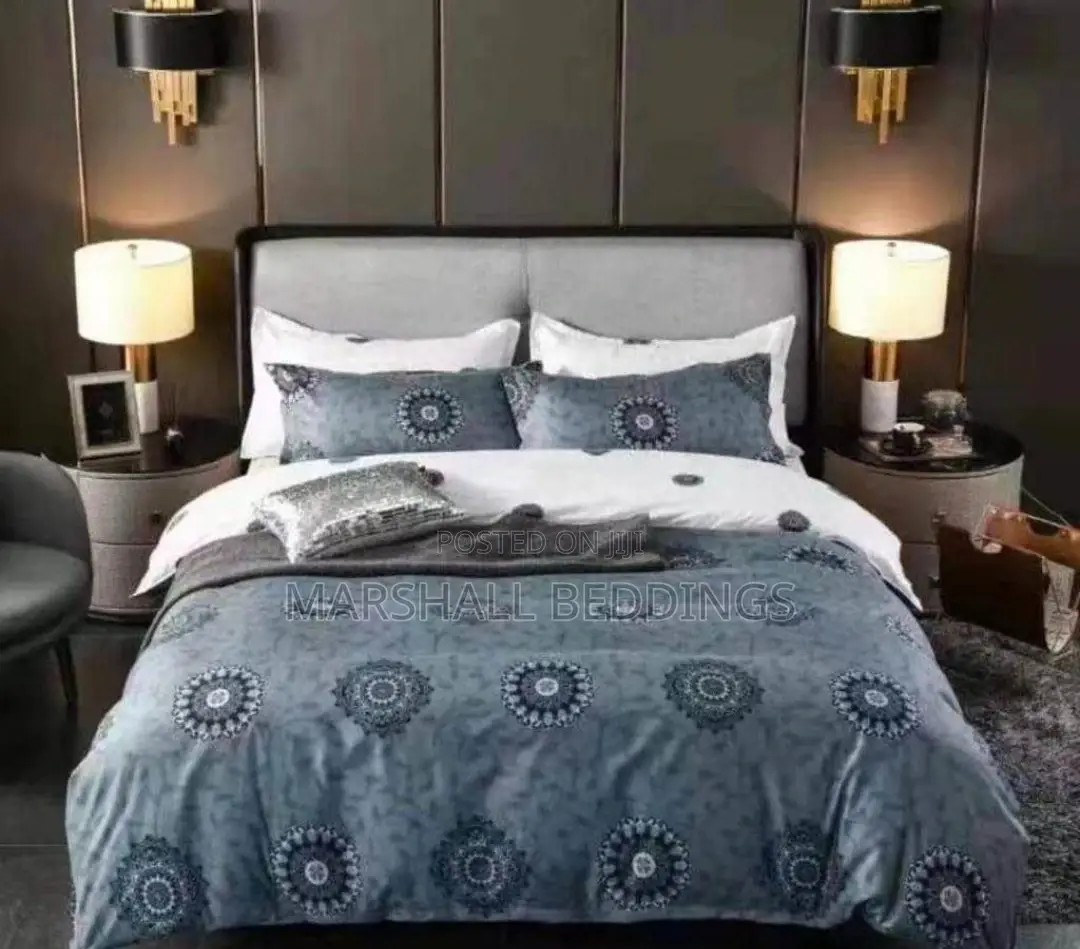 10pc Duvet Set With Curtains and Zipped Inner Quilt