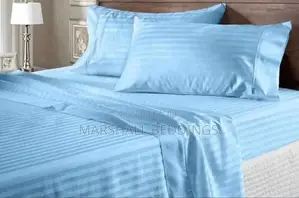 6*6 Cotton Bedsheets -Blue