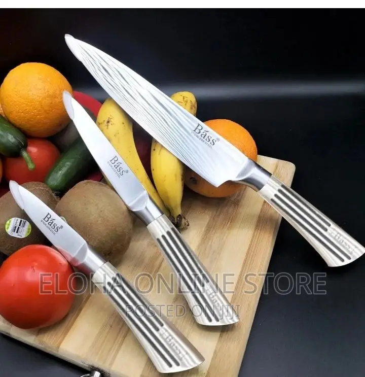 9 PCS Knife Set With Rotating Table