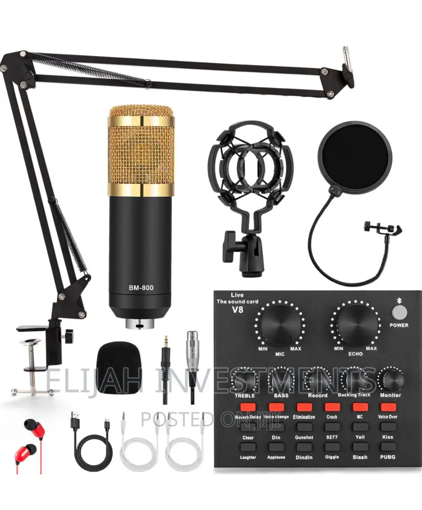 Upgraded Professional Condenser Microphone Bundle