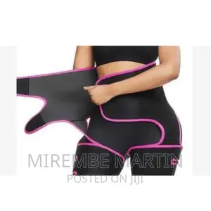 3 in 1 Sweat Slim Thigh Trimmer, Waist Trainer Slimming Belt