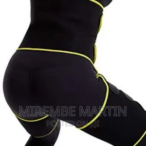 3in1 Sweat Slim Thigh Trimmer, Waist Trainer Slimming Belt