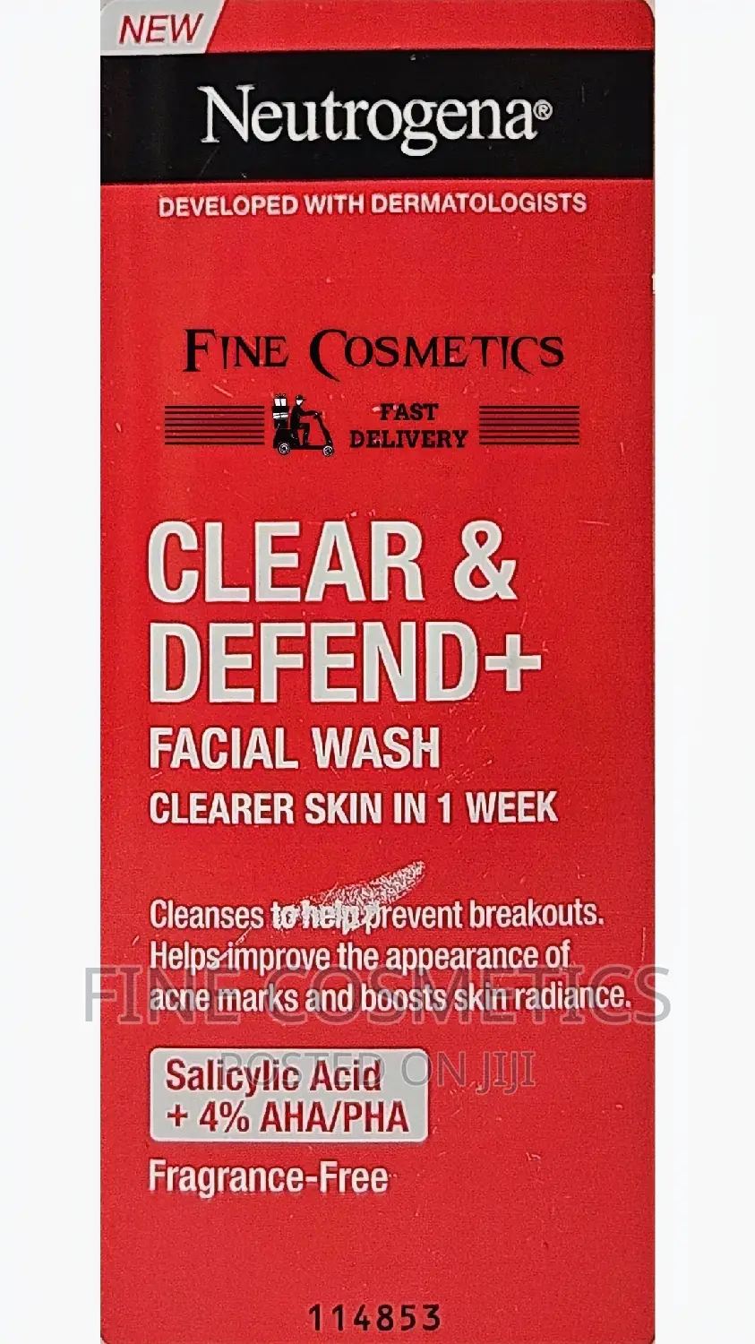 NEUTROGENA Clear and Defend+ Facial Wash With SALICYLIC ACID