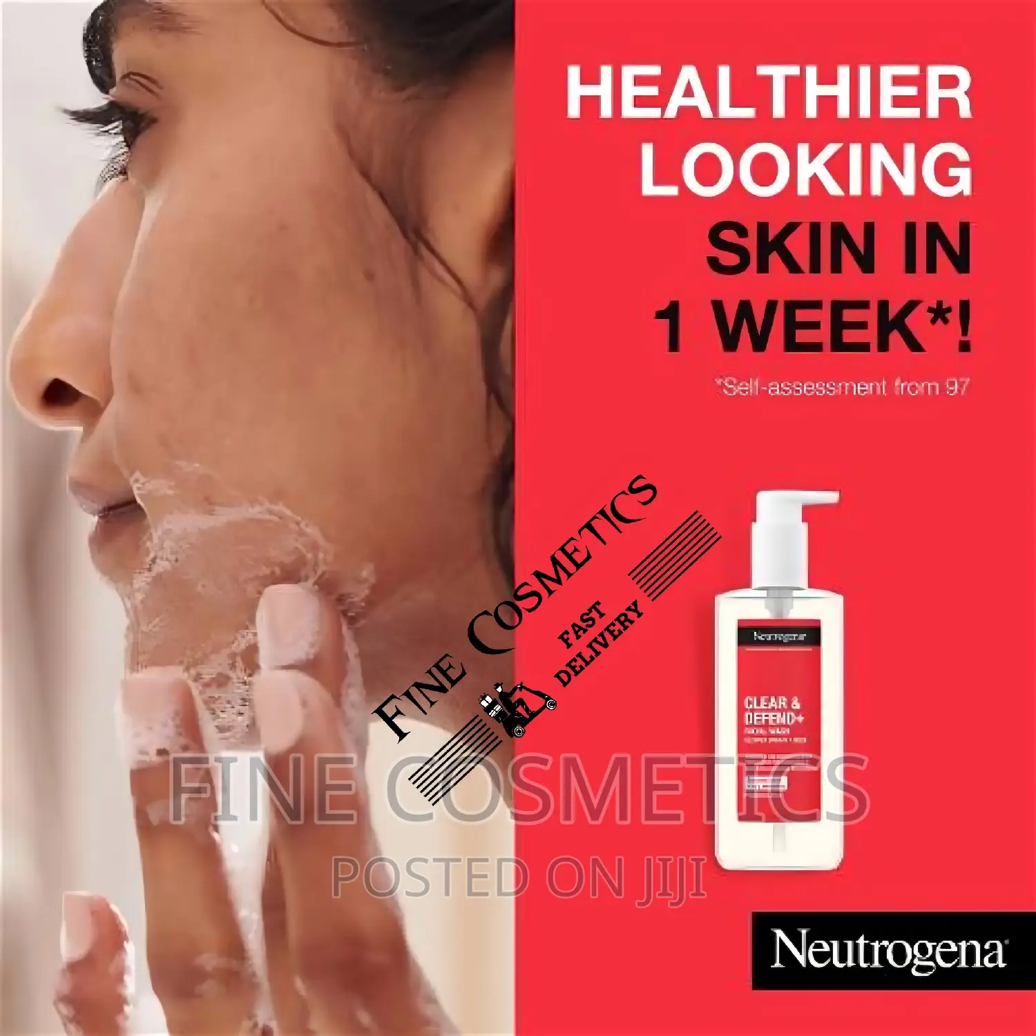 NEUTROGENA Clear and Defend+ Facial Wash With SALICYLIC ACID