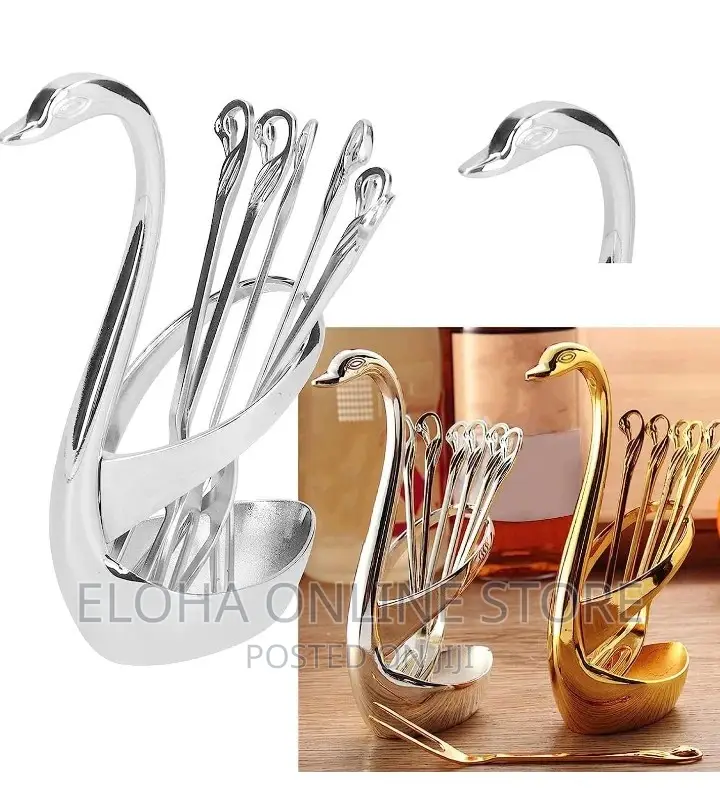 Stainless Steel Swan Shape Tableware