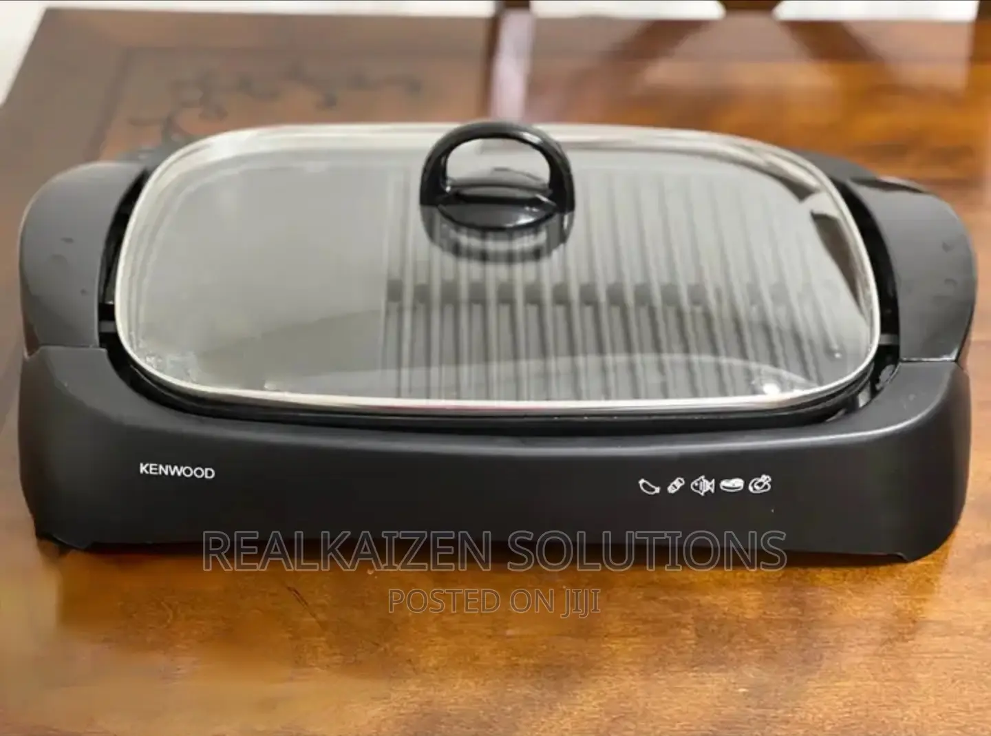 KENWOOD Total Clean Black Electric Health Grill 1700W