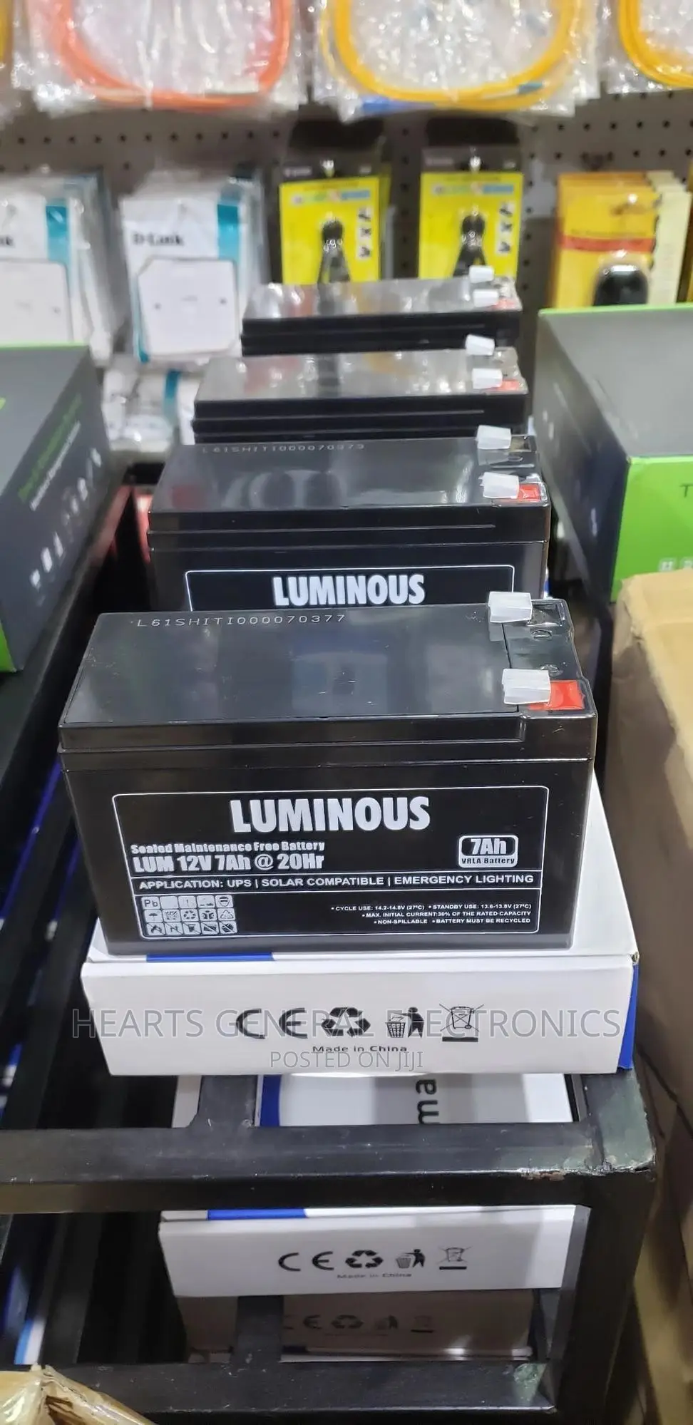 Original UPS Backup Batteries ( 12V 7AH ) in Central Division