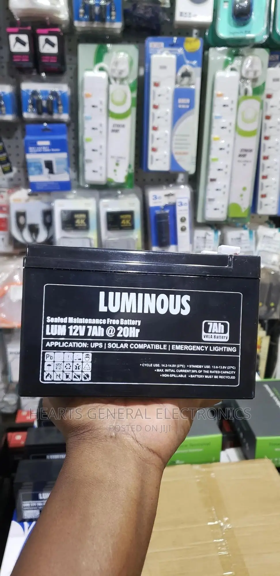 Original UPS Backup Batteries ( 12V 7AH ) in Central Division