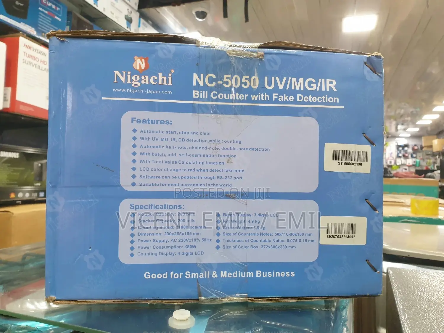 Bill Counter With Fake Detection NC-5050 UV/MG/IR