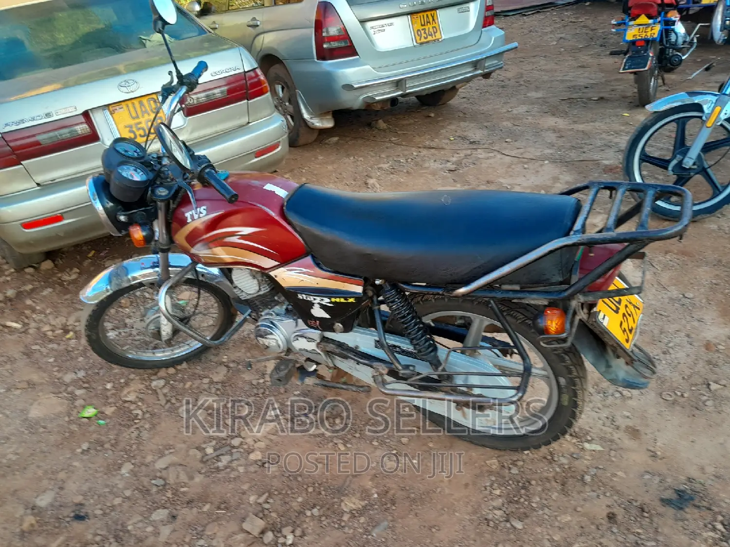 TVS XL 100 2019 Red