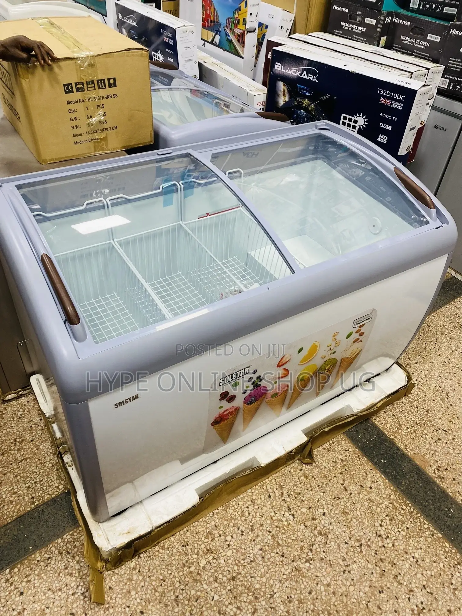 We Have All Sizes of Display Freezers