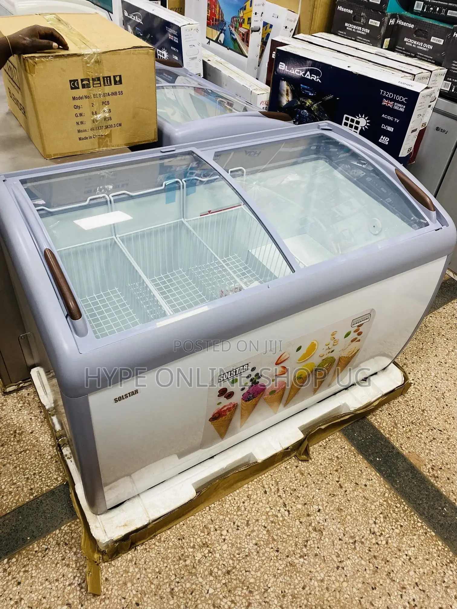 We Have All Sizes of Display Freezers