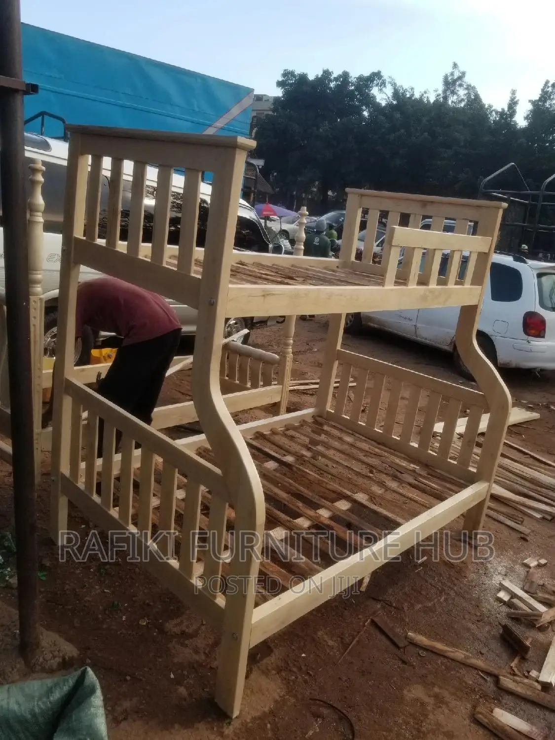 Double Decker /Bed / 3/4by6 / Best / Wooden Bed / Furniture