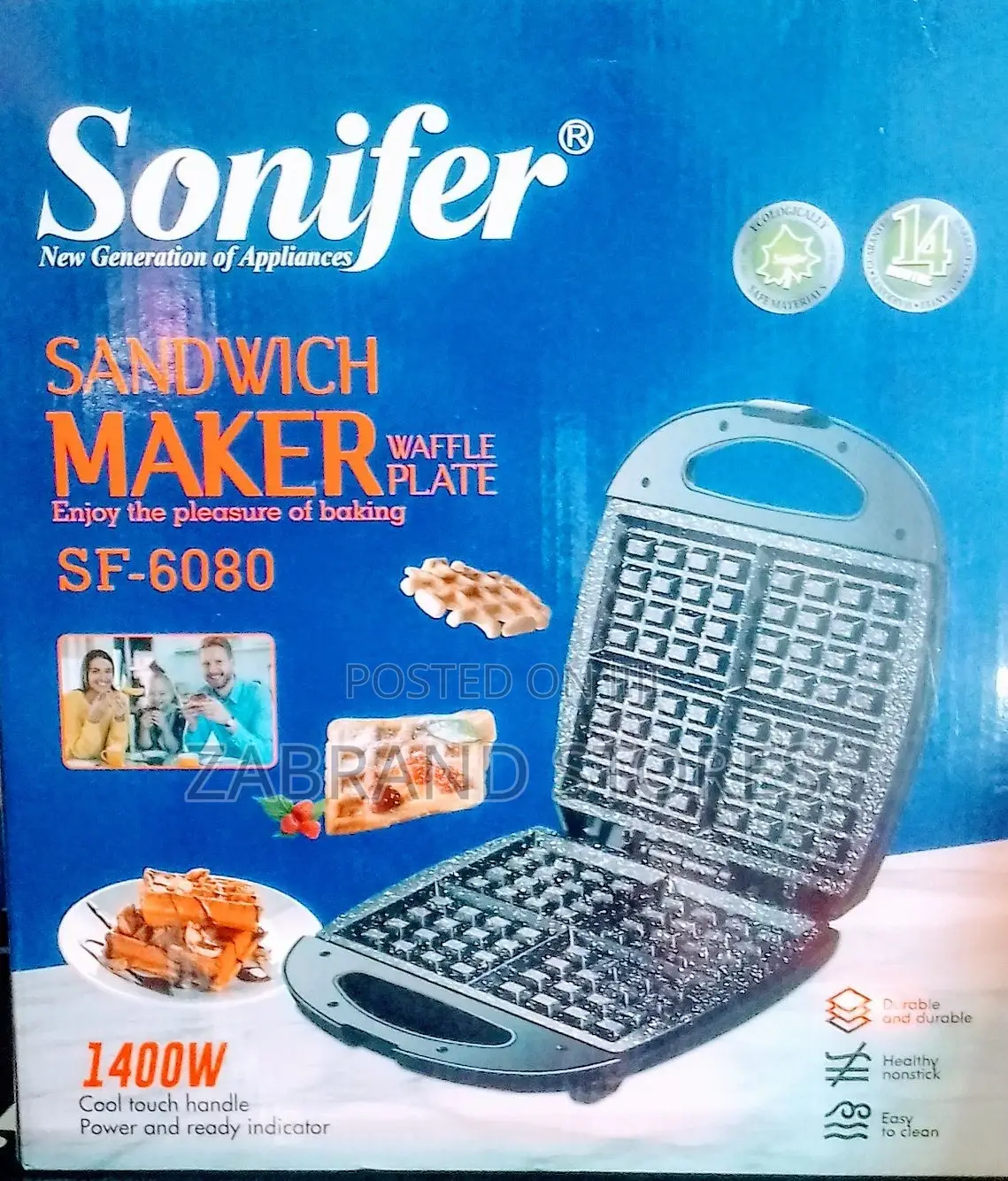 SF-6080 Sonifer Sandwich Maker