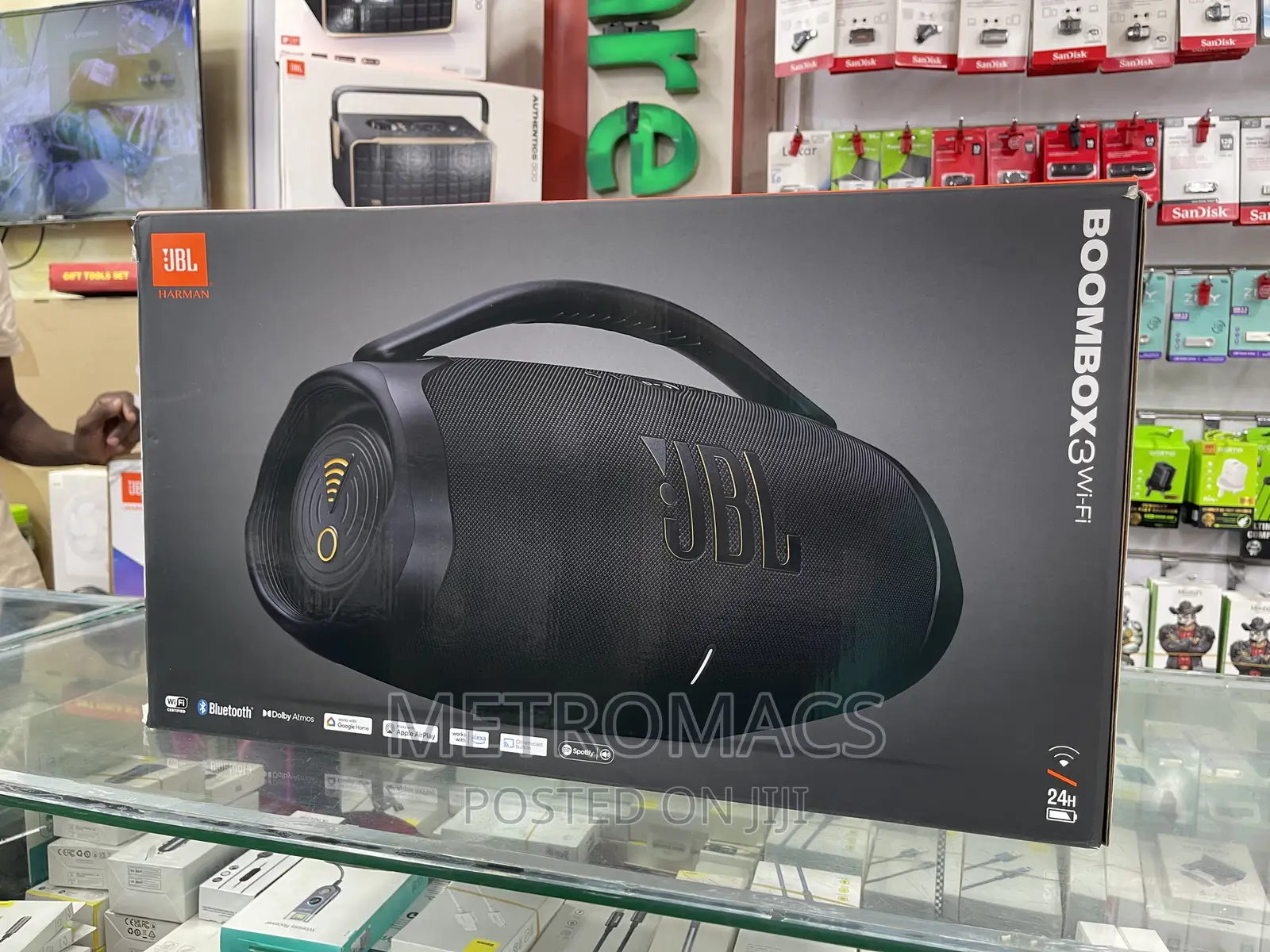 JBL BOOMBOX 3 Wi-Fi Portable Speaker