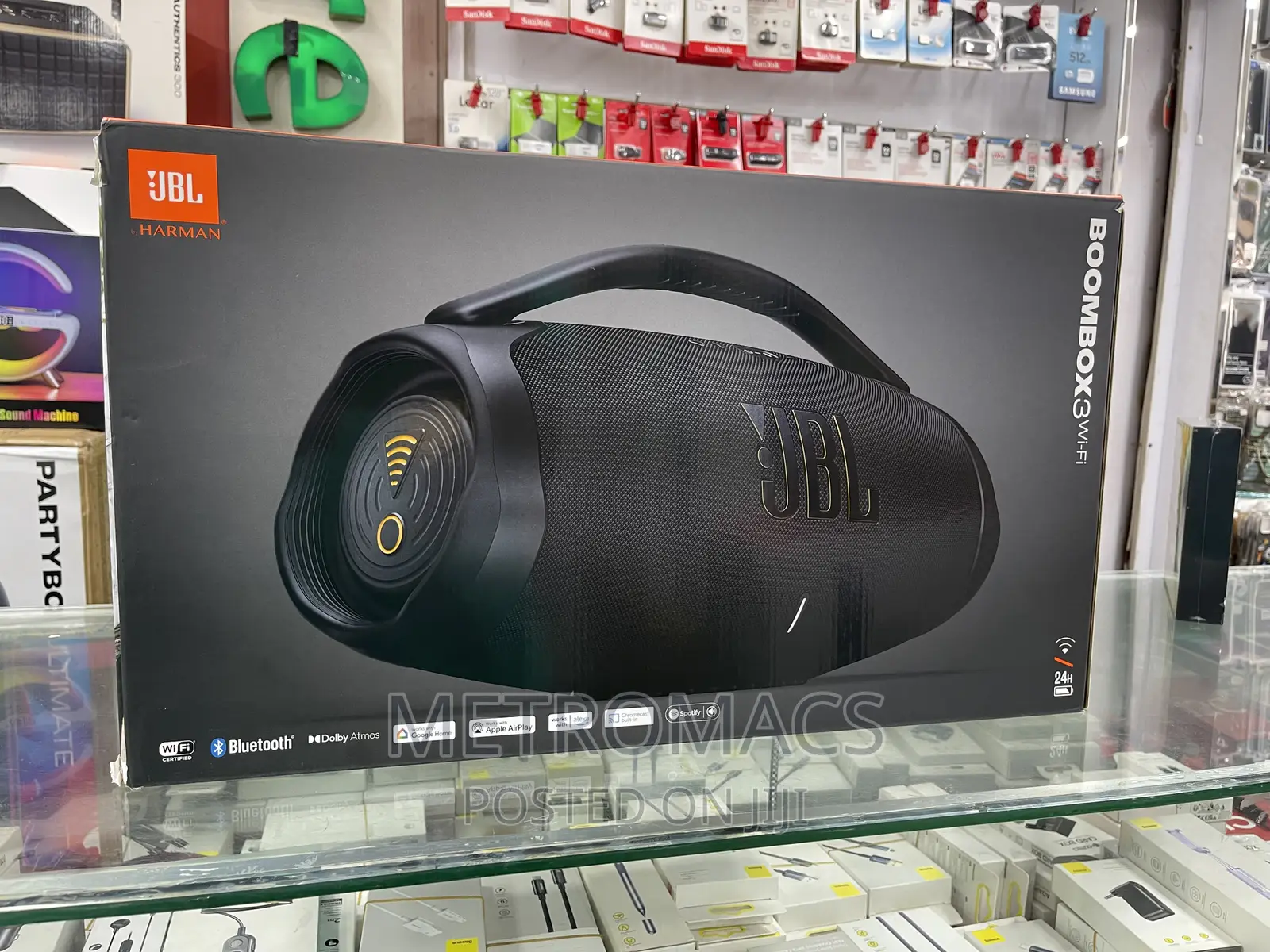 JBL BOOMBOX 3 Wi-Fi Portable Speaker