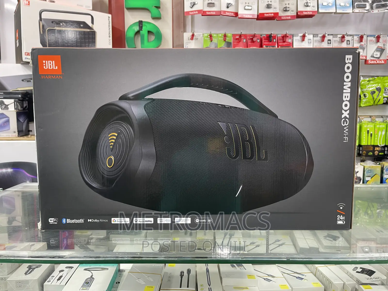 JBL BOOMBOX 3 Wi-Fi Portable Speaker