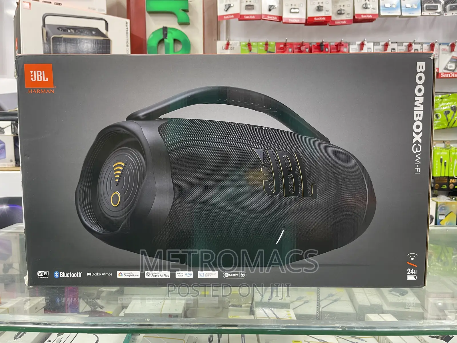 JBL BOOMBOX 3 Wi-Fi Portable Speaker