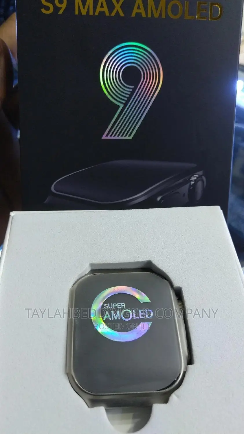 S9 Max Amoled Smart Watch