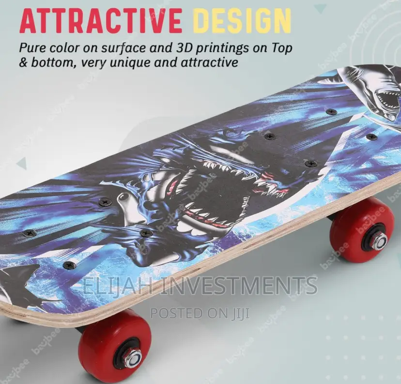 Wood Deck Skating Board for Kids