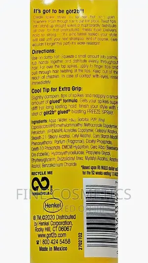 Got2b Glued Spiking Hair Bond Glue For Strong Screaming Hold