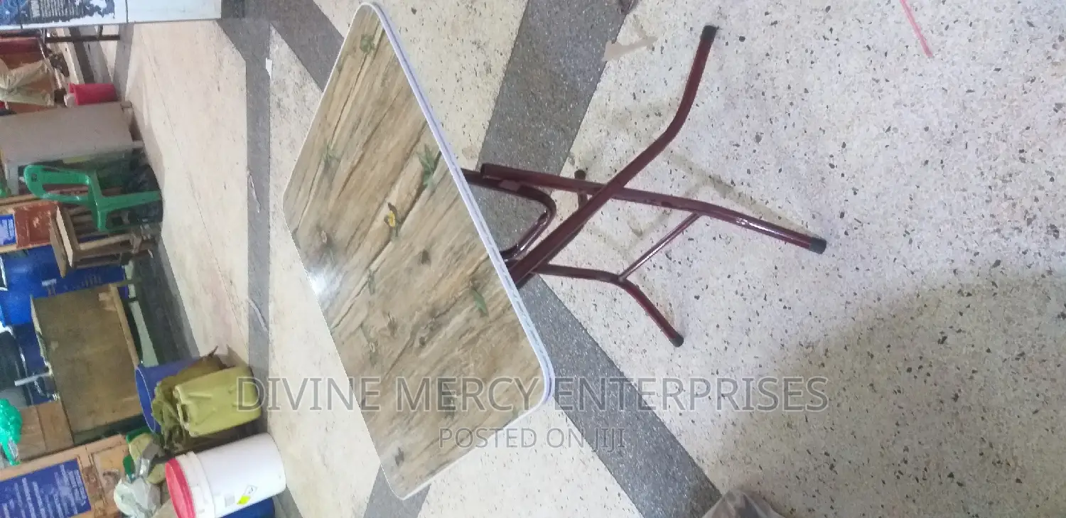 Reading Table With Steel Legs
