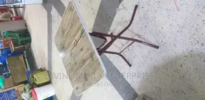 Reading Table With Steel Legs
