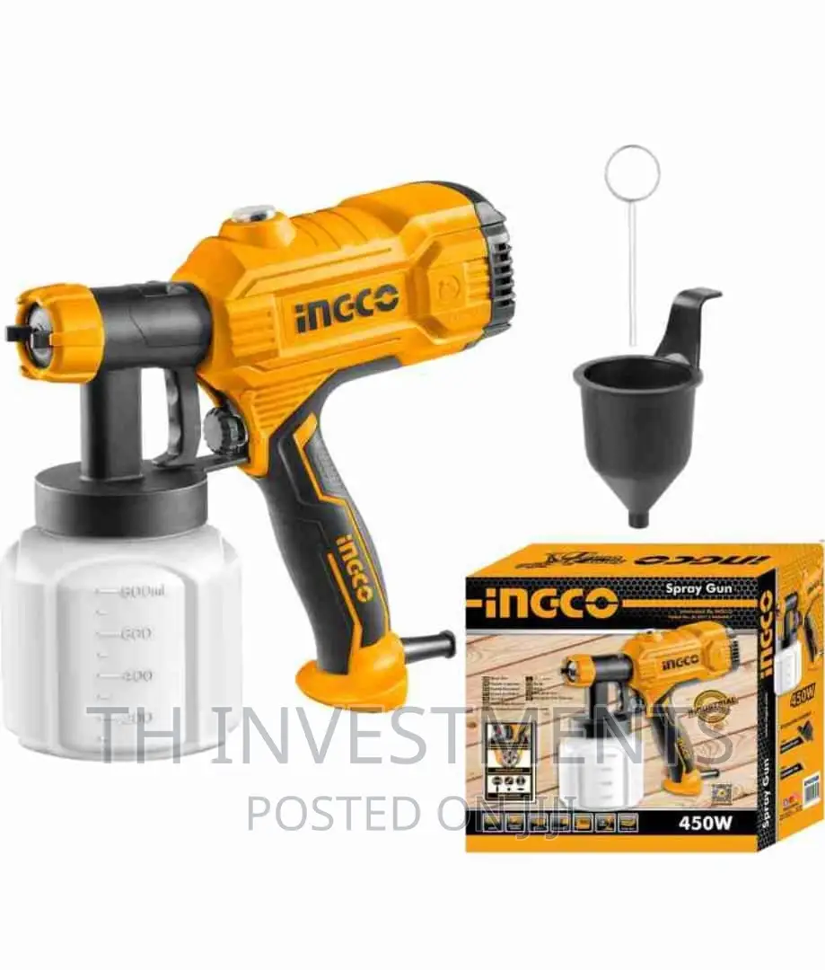 Ingco Pure Copper Nozzle Spray Gun (450W).