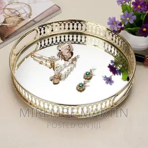 Round Makeup Jewelry Organizer